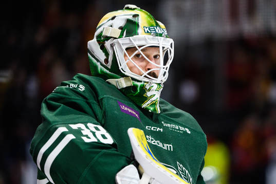 Färjestads målvakt Dominik Furch