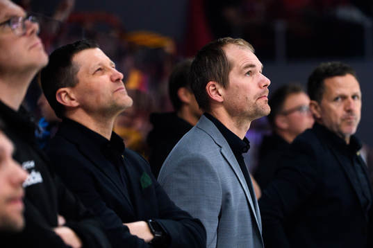 Färjestads tränare Tomas Mitell