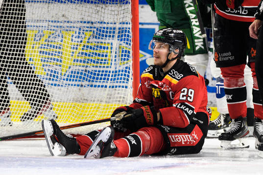 Luleås Erik Gustafsson deppar