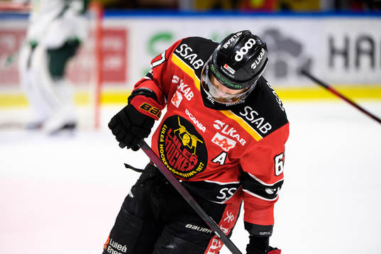 Luleås Linus Omark deppar