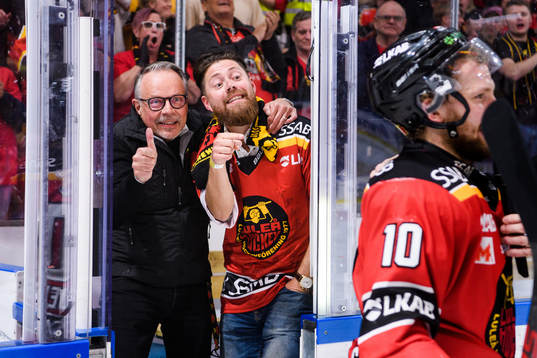 Luleås marknadschef Peter Jidström, Jakob Porser och