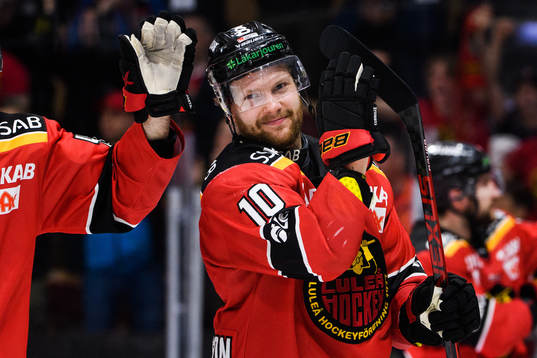 Luleås Einar Emanuelsson jublar