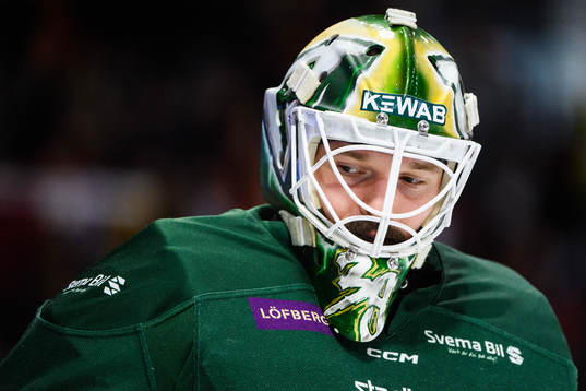 Färjestads målvakt Dominik Furch