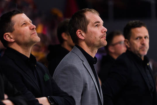Färjestads tränare Tomas Mitell