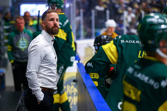 Björklövens tränare Viktor Stråhle