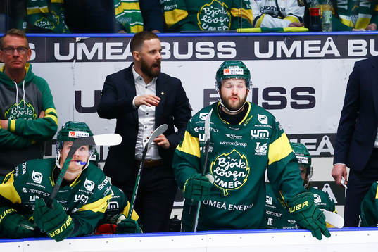 Björklövens tränare Viktor Stråhle och