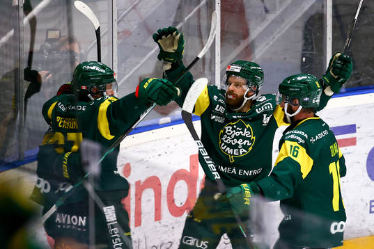 Björklövens spelar jublar