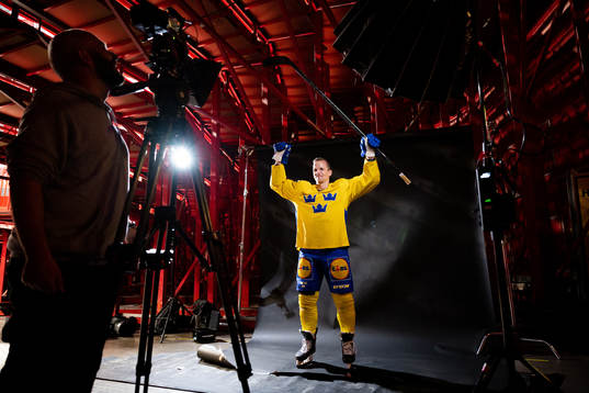 Max Friberg of the Swedish national ice hockey team