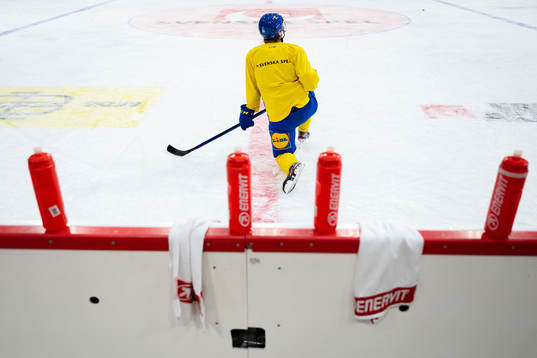 Calle Själin of the Swedish national ice hockey team