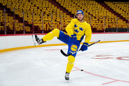 Christian Folin of the Swedish national ice hockey team