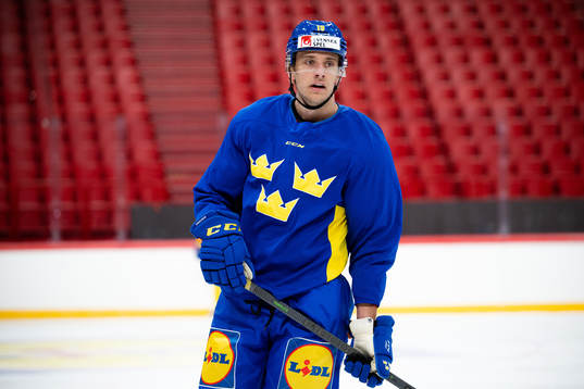 Filip Roos of the Swedish national ice hockey team