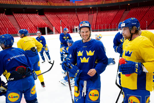 Mathias Bromé of the Swedish national ice hockey team