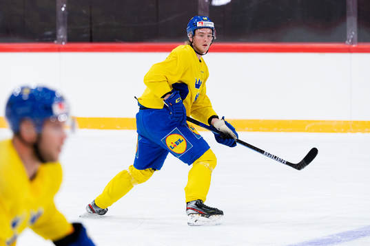 Calle Själin of the Swedish national ice hockey team
