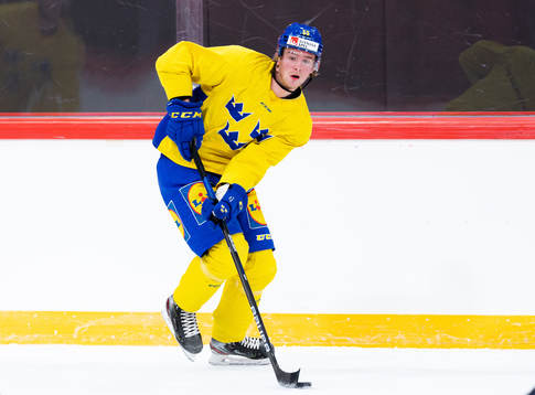 Calle Själin of the Swedish national ice hockey team