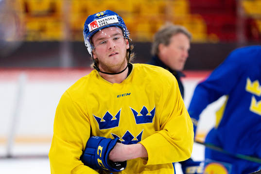 Calle Själin of the Swedish national ice hockey team