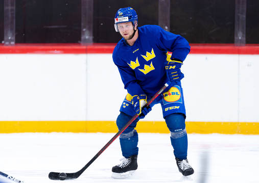 Jesper Pettersson of the Swedish national ice hockey team