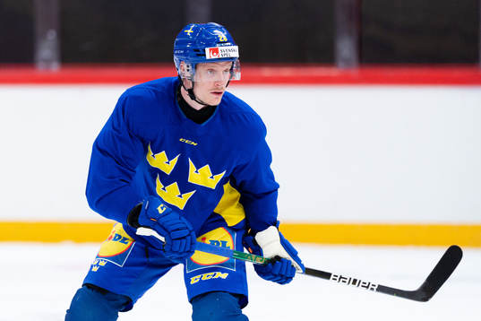 Anton Bengtsson of the Swedish national ice hockey team