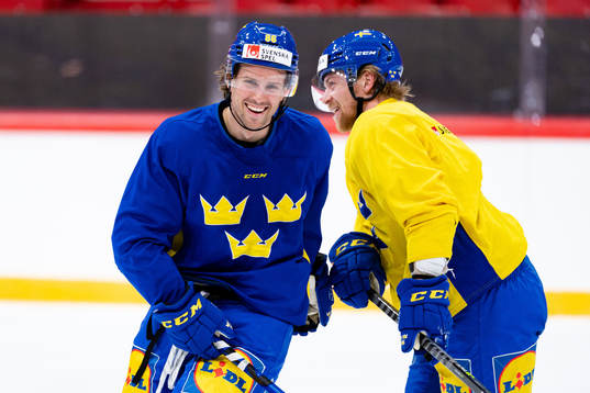 Mathias Bromé and Anton Lindholm of the Swedish national