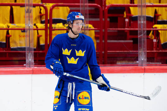 Mathias Bromé of the Swedish national ice hockey team