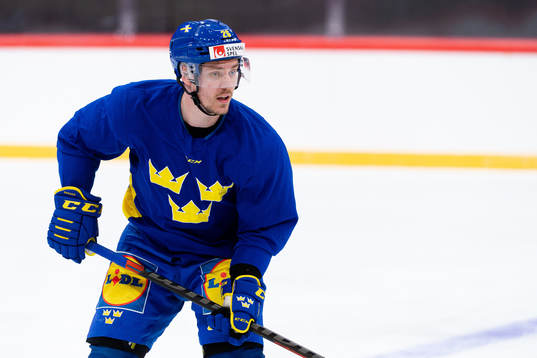 Joel Kellman of the Swedish national ice hockey team