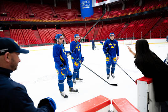 Linus Karlsson, Filip Roos and Fredrik Olofsson of the