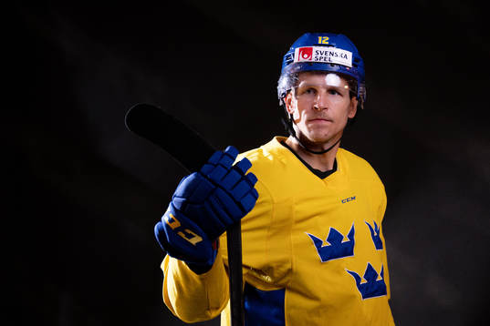 Max Friberg of the Swedish national ice hockey team