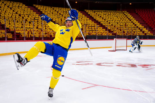 Christian Folin of the Swedish national ice hockey team