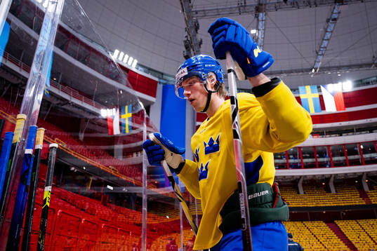 Elmer Söderblom of the Swedish national ice hockey team