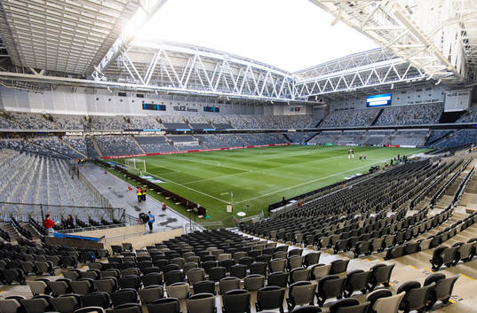 Vy över Tele2 Arena