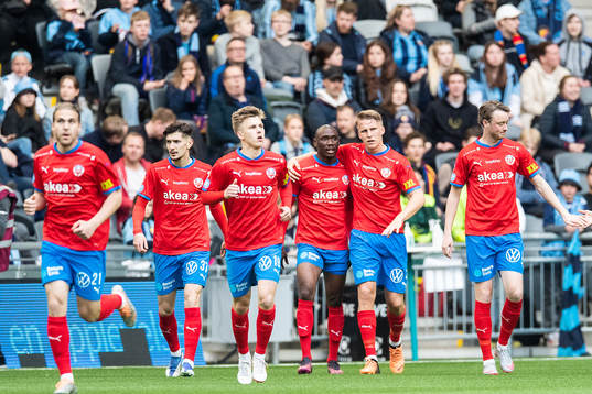 Helsingborgs Taha Ali jublar