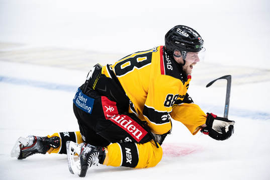 Luleås Joonas Rask har tappat en av sina skenor