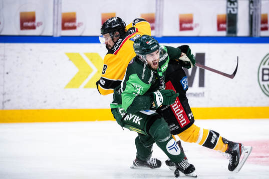 Luleås Sami Lepistö och Färjestads Michael Lindqvist