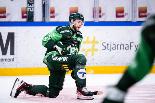 Färjestads Per Åslund deppar