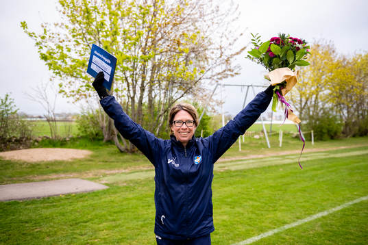 Cecilia Ekstrand, ledare i Vejby IF