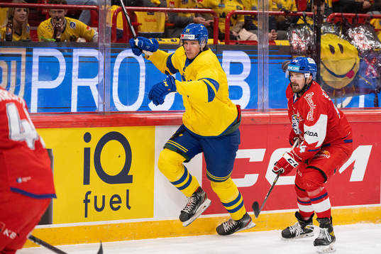 Elmer Söderblom of Sweden and Jan Scotka of Czech Republic