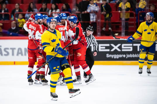 Joel Kellman of Sweden looks dejected