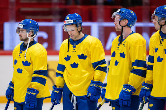 Oskar Lang , Mathias Bromé and Joakim Nordström of Sweden