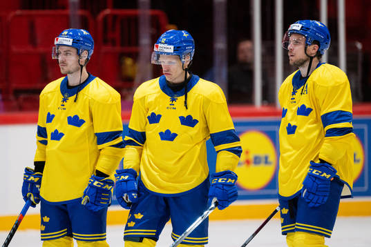 Joel Kellman , Max Friberg and Henrik Tömmernes of Sweden