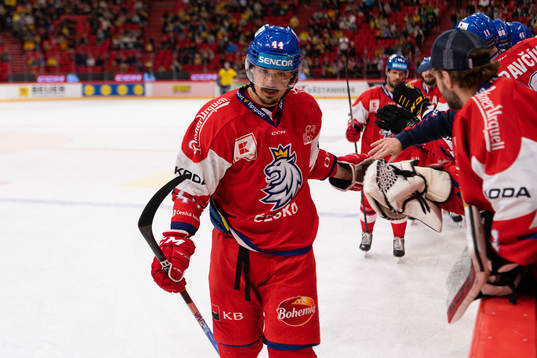 Matej Stransky of Czech Republic celebrates the 0-2 goal