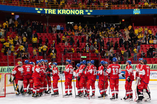 Players of Czech Republic celebrate