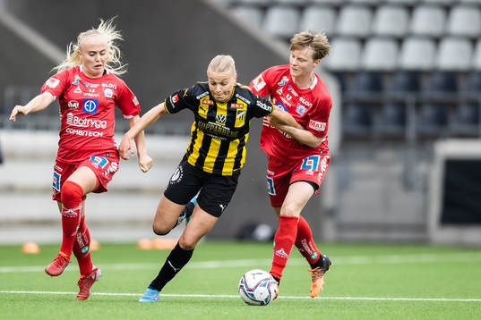 Linköpings Alva Selerud och Nilla Fischer mot Häckens