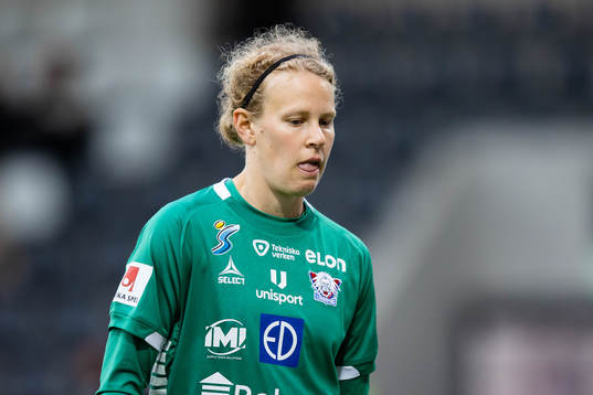 Linköpings  målvakt Cajsa Andersson