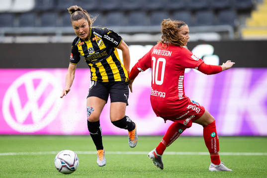 Häckens Johanna Ryttning Kaneryd och Linköpings Emma