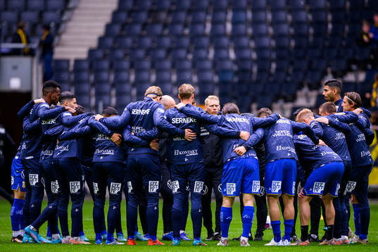 IFK Göteborgs spelare samlas