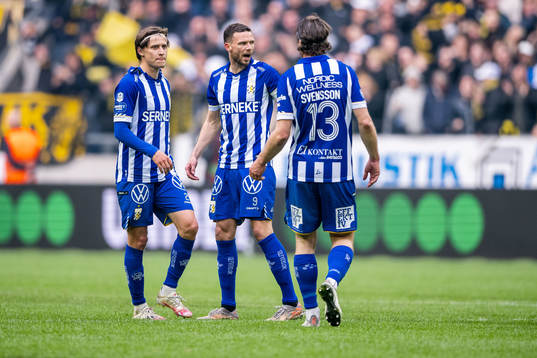 IFK Göteborgs Simon Thern, Marcus Berg och Gustav Svensson