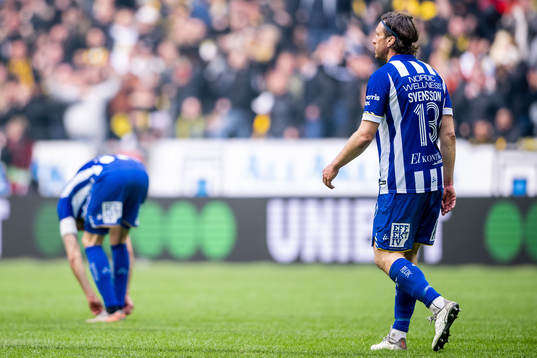IFK Göteborgs Gustav Svensson deppar
