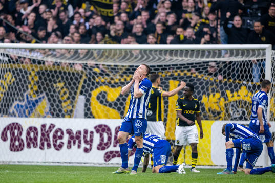 IFK Göteborgs Carl Johansson deppar