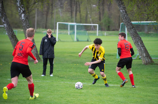 i matchen för U19 (U17) mellan IFK Hässleholm och Eslövs