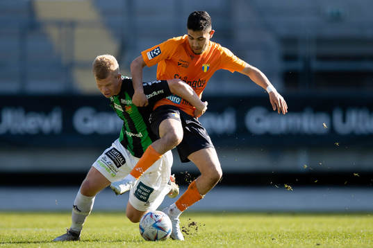 GAIS Filip Gustafsson och Torns Amir Ayari