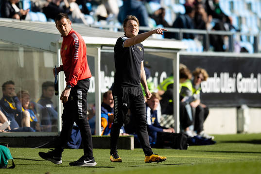 GAIS tränare Fredrik Holmberg